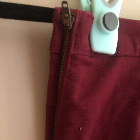 BOGO NWOT High-waist Maroon Shorts - Picture 3 of 4